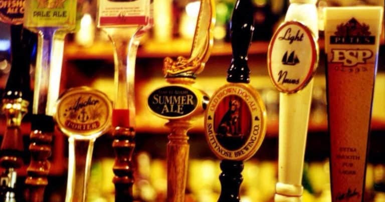 Beer on tap at Broadway Brew House