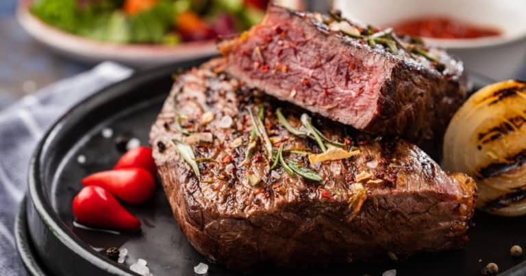 Steak on a plate
