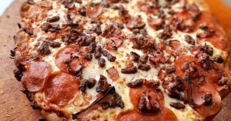 Meat pizza from Your Pizza Shop