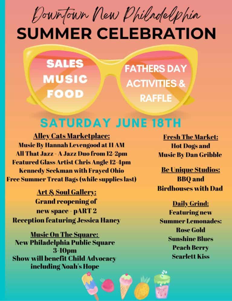Summer Celebration in Downtown New Philadelphia