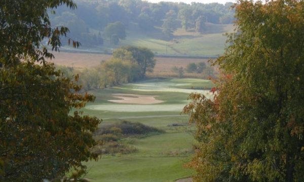 Oak Shadows golf course green