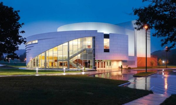 Exterior of The Performing Arts Center at Kent State