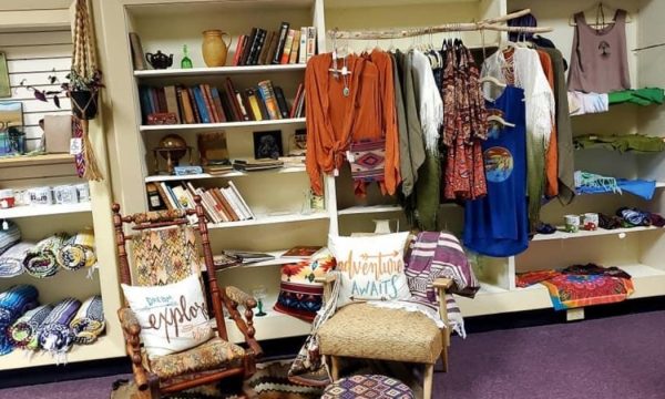 Clothing and home decor items at SoBoHo